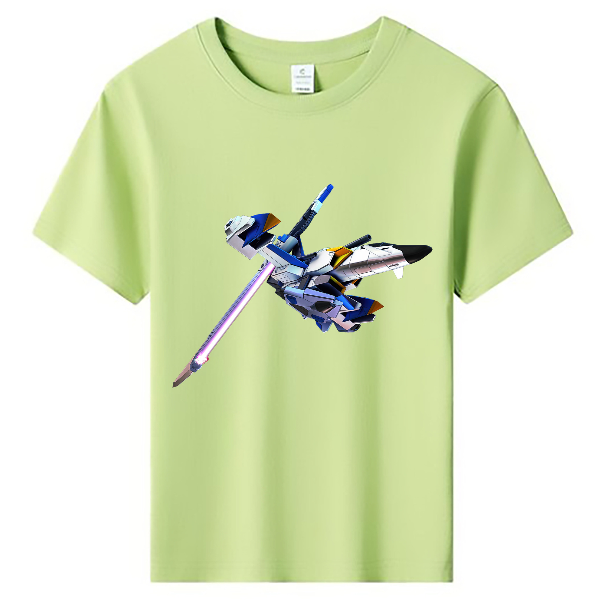 （画像用） 機動戦士ガンダム Mobile Suit Gundam 綿100％キッズTシャツ（フロントプリント）
